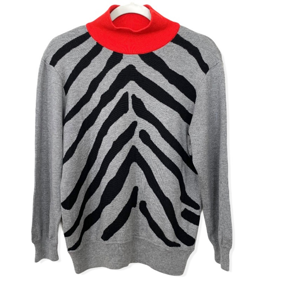 Carlisle Silk Cashmere Blend Zebra Print S…